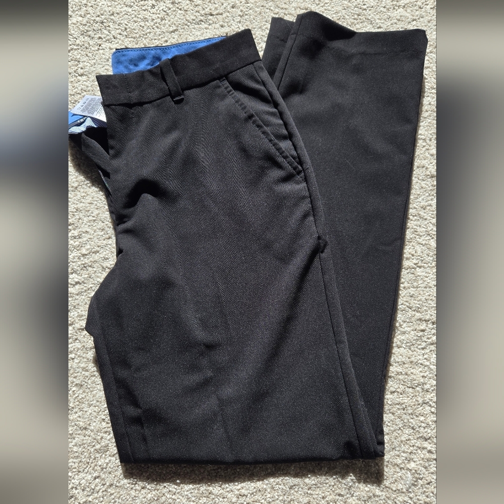 Izod Boys Black Dress Pants Size 16